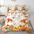 thumbnail image 1 of Manfei Cute Gnome 7 Pieces Bedding Comforter Set,Retro Rustic Maples Full Bedding Set,Fall Farm Pumpkin Fitted Sheet Flat Sheet For Girl Boys,Microfiber Bedroom Decor Reversible, 1 of 8