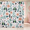 thumbnail image 1 of Manfei Cute Panda Shower Curtain 72Wx84L,Cartoon Flowers Bathroom Shower Curtain, 1 of 6