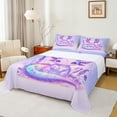 thumbnail image 1 of Manfei Cute Salamander Bed Sheets,Purple Lavender King Sheets,Pink Lovely Axolotl Sheet Set For Girl Kids,Super Cozy Room Decor,4-Piece, 1 of 7