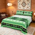 thumbnail image 1 of Manfei Damask Floral Bed Sheets, Baroque Flower Fuul Size Sheets, Mint Green, Black Reversible 4-Piece1 Flat Sheet + 1 Fitted Sheet + 2 Pillowcases, 1 of 6
