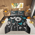 thumbnail image 1 of Manfei Dandelion Flower Comforter Sets Twin Size, Cartoon Butterfly Down Comforter, Spring Plant Reversible Bedding Twin Comforter Set, Breathable Room Decorative, 2pcs, 1 of 8
