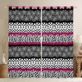 thumbnail image 1 of Manfei Dimgrey Abstract Ombre Curtains Pack of 2 (42x84 Each) for Adult, Retro Tribal Damask Curtains Blackout, Simple Fashion Style Bedroom Curtains, Black Out Curtains Decor, 1 of 6
