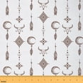 thumbnail image 1 of Manfei Dreamcatcher Aztec Fabric by the Yard (3 Yards), Hippie Bohemian Decorative Fabric by the Yard, Vintage Farmhouse Sewing & Crafting Fabric, Luxurious Bedroom Decor, 1 of 6