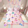 thumbnail image 1 of Manfei Dreamy Cartoon Princess Twin Bedding Sets 7pcs, Kawaii Girl Bedding Comforter Set, 1 of 7