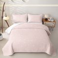 thumbnail image 1 of Manfei Dreamy Stars Twin Quilt Set,Girls Friendly Style Twin Coverlet Set,Blush Pink,Pink Reversible,2 Pieces,1 Bedspread and 1 Pillowcase, 1 of 7