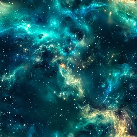 Manfei Dreamy Teal Cosmic Cloud 7-Piece Twin Bedding,Celestial Stars Bedding Comforter Set,Black Reversible