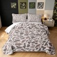 thumbnail image 1 of Manfei Farmhouse Camouflage Quilt Full, Countryside Camo Full Bedspread Sets, Light Gray, 3-Piece, 1 Coverlet and 2 Pillowcases, 1 of 7