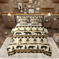 thumbnail image 1 of Manfei Farmhouse Jungle Bear Bedding Comforter Set 7 Pieces, Rustic Cabin Full Bedding Set, Western Countryside Reversible Fitted Sheet Flat Sheet, Ultra Soft Home Decor, 1 of 8