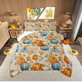 thumbnail image 1 of Manfei Farmhouse Pumpkin Child Bedding Comforter Set, Happy Autumn Harvest Twin Comforter Sets, Maple Leaf Reversible Bedding Set, Breathable Home Decor, 2pcs, 1 of 8