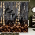 thumbnail image 1 of Manfei Farmhouse Wild Duck Shower Curtain 72Wx72L,Rustic Animal Bathroom Curtain, 1 of 5