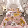 thumbnail image 1 of Manfei Female Flower Floral Bedding Comforter Set, Vintage Pink Blossoms Twin Comforter Sets, Western French Style Reversible Bedding Set, Luxury Bedroom Decor, 2 Pieces, 1 of 8