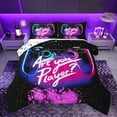 thumbnail image 1 of Manfei Female Men Abstract Gradient Gamepads 3 Pieces Queen Comforter Set,Bling Glitter Ultra Soft Bedding Sets,Video Game Bedding Comforter Set Breathable,Ultra Soft Home Decor,Reversible, 1 of 8