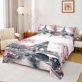 thumbnail image 1 of Manfei Female Men Eiffel Tower 4pcs Bed Sheets,Romantic Paris King Sheets,Happy Valentine's Day Super Cozy Sheet Set,Luxury Bedroom Decor, 1 of 7