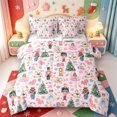 thumbnail image 1 of Manfei Festive Christmas Tree 7-Piece Twin Bedding,Merry Xmas Bedding Comforter Set,Xmas Reversible, 1 of 7