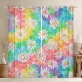 thumbnail image 1 of Manfei Floral Daisy Boy Girl Black Out Curtains,Abstract Gradient Curtains Pack of 2 (42x63 Each),Chic Flowers Bedroom Curtains,Microfiber Bedroom Decor, 1 of 6