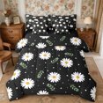 thumbnail image 1 of Manfei Floral Daisy Queen Bedding 7pcs,Polka Dots Bedding Comforter Set Queen,Reversible, 1 of 6