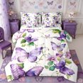 thumbnail image 1 of Manfei Flying Butterflies 7-Piece Twin Bedding,Spring Garden Bedding Comforter Set,Reversible, 1 of 6