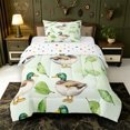 thumbnail image 1 of Manfei Flying Mallard Duck Twin Comforter Sets,Cartoon Waterfowl Bedding Set,Polkadot Reversible,2 Pieces,1 Comforter and 1 Pillowcase, 1 of 7