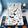 thumbnail image 1 of Manfei Funny Cartoon Turkey Fitted Sheet Full,Halloween Pattern Bed Set,3-Piece,1 Fitted Sheet and 2 Pillowcases, 1 of 6