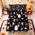 thumbnail image 1 of Manfei Funny Cartoon Turkey Fitted Sheet Full,Vintage Halloween Bed Set,3 Pieces,1 Fitted Sheet and 2 Pillowcases, 1 of 6