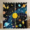 thumbnail image 1 of Manfei Galaxy Planet Black Out Curtains,Solar System Curtains Pack of 2 (42x63 Each),Outer Space Theme Bedroom Curtains For Boys Kids,Ultra Soft Home Decor, 1 of 6