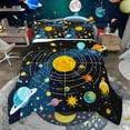 thumbnail image 1 of Manfei Galaxy Planet Full Size Comforter Sets,Solar System Bedding Comforter Set,Outer Space Theme Bedding Sets For Boys Kids,Ultra Soft Home Decor Reversible,3 Pieces, 1 of 9