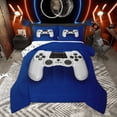 thumbnail image 1 of Manfei Game Controller Queen Comforter Set, Teens Gamer Gaming Bedding Sets, Blue White Bedding Comforter Set Breathable Home Decor, 3-Piece Reversible, 1 of 8