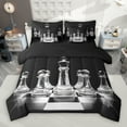 thumbnail image 1 of Manfei Geometric Checkerboard 7-Piece Twin Bedding Sets,Board Game Gaming Bedding Comforter Set,International Chess Sheet Sets For Girls Boys,Super Cozy Room Decor Reversible, 1 of 8