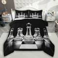 thumbnail image 1 of Manfei Geometric Checkerboard Bedding Comforter Set,Board Game Gaming Twin Comforter Sets,International Chess Bedding Set For Girls Boys,Super Cozy Room Decor Reversible,2-Piece, 1 of 8