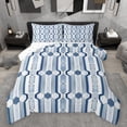 thumbnail image 1 of Manfei Geometric Honeycomb Bedding Comforter Set 2pcs for Female Men,Abstract Stripes Twin Comforter Sets Microfiber,Vintage Aesthetic Breathable Bedding Set,Microfiber Bedroom Decor,Reversible, 1 of 8