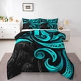 thumbnail image 1 of Manfei Geometric Swirl Lines Full Size Comforter Sets 3-Piece for Female Men Women,Vintage Aesthetic Bedding Comforter Set,Abstract Stripes Lightweight Bedding Sets,Ultra Soft Home Decor,Reversible, 1 of 8