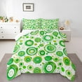 thumbnail image 1 of Manfei Geometric Circle Bedding Set,Minimalism Geometric Circular Twin Comforter Sets,Green White For Girls Boys,Super Cozy Room Decor Reversible,2-Piece, 1 of 8