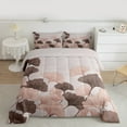 thumbnail image 1 of Manfei Ginkgo Leaf Queen Comforter Set,Autumn Fall Leaves Bedding Sets,Beige Brown Bedding Comforter Set For Adults,Super Cozy Room Decor,3-Piece, 1 of 8