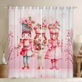 thumbnail image 1 of Manfei Girls Nutcracker Black Out Curtains, Kids Merry Xmas Curtains Pack of 2 (42x63 Each), Christmas Theme Bedroom Curtains, Luxury Home Decor, 1 of 6