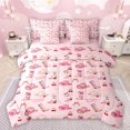 thumbnail image 1 of Manfei Girls Western Cowgirl Twin Bedding Sets 7-Piece,Dreamy Princess Bedding Comforter Set Microfiber,Kawaii Bow Boots Hats Breathable Sheet Sets,Super Cozy Room Decor,Reversible, 1 of 8
