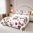 Manfei Glamour Icon Collage Bed Sheets, Fashion Doodle Fun Full Size ...