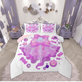 thumbnail image 1 of Manfei Glitter Pink Ghost Bedding Comforter Set, Cartoon Pumpkin Twin Comforter Sets, Kawaii Princess Halloween Reversible Bedding Set, Super Cozy Room Decor, 2-Piece, 1 of 8