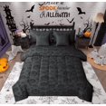 thumbnail image 1 of Manfei Gothic Halloween Bedding Full Size, Gothic Pumpkin Bedding Sets Full Size, Teens Boys Girls Reversible Comforter Sets with Sheets, Microfiber Bedroom Decoration, 7 Pieces, 1 of 6