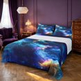 thumbnail image 1 of Manfei Gradient Multicolor Nebula King Sheets,Celestial Deep Space Bedding,4-Piece,1 Flat Sheet,1 Fitted Sheet and 2 Pillowcases, 1 of 6
