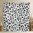 thumbnail image 1 of Manfei Gray Cheetah Print Black Out Curtains, Wild Animal Curtains Pack of 2 (42x63 Each), Aesthetic Leopard Print Bedroom Curtains, Luxurious Room Decor, 1 of 6