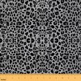 thumbnail image 1 of Manfei Gray Snake Print Fabric by the Yard (3 Yards), Animal Printed Decorative Fabric by the Yard, Wildlife Theme DIY Fabric, 1 of 6