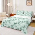 thumbnail image 1 of Manfei Green Butterfly Twin Sheet Sets for Teen, Garden Floral Flower Twin Fitted Sheet, Modern Fashion Flat Sheet, Super Cozy Room Decor, 3pcs, 1 of 7