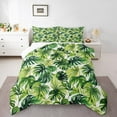 thumbnail image 1 of Manfei Green Monstera Full Size Comforter Sets,Natural Leaf Bedding Comforter Set Tropical Botanical Tree Bedding Sets For Child,Breathable Home Decor,3pcs, 1 of 8