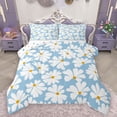 thumbnail image 1 of Homewish Groovy Flower Floral Bedding Comforter Set for Kids, Kawaii Daisy Twin Comforter Sets, Dreamy Blue Cartoon Reversible Bedding Set, Luxury Bedroom Decor, 2 Pieces, 1 of 8