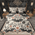 thumbnail image 1 of Manfei Halloween Bat Bedding Comforter Set 7 Pieces, Vintage Floral Flower Queen Bedding Sets, Hippie Wildlife Queen Sheet Sets, Super Cozy Room Decor, 1 of 8