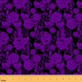 thumbnail image 1 of Manfei Halloween Bat Fabric by the Yard 1 Yard, Ghost Home Decor Fabric by the Yard, Brown, 1 of 6