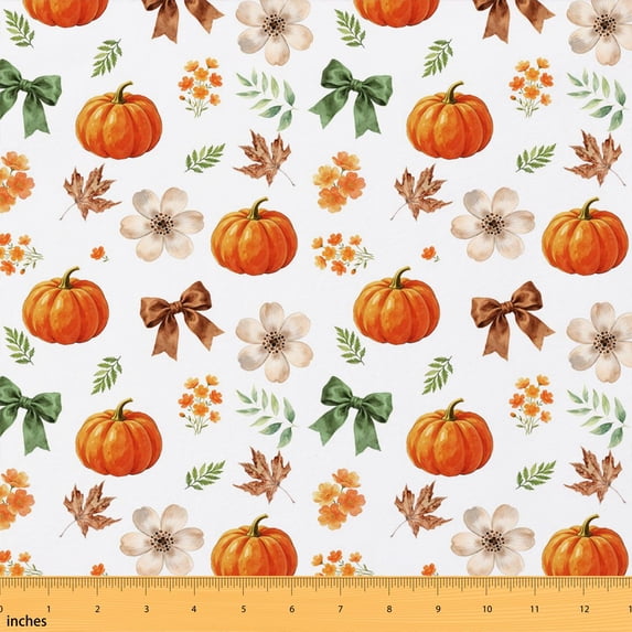 Manfei Halloween Witch Fabric by the Yard 2 Yards, Creepy Sewing Fabric, Burgundy