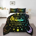 thumbnail image 1 of Manfei Happy Camping Rv King Size Comforter Sets,Boho Sun Moon Bedding Comforter Set,Galaxy Starry Night Bedding Set For Teens,Ultra Soft Home Decor,3pcs, 1 of 8