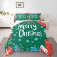 thumbnail image 1 of Manfei Happy Festival Bedding Comforter Set for Teens, Green Christmas Style Twin Comforter Sets, Snowflake Gifts Reversible Bedding Set, Super Cozy Room Decor, 2-Piece, 1 of 8