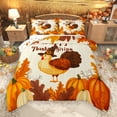 thumbnail image 1 of Manfei Happy Thanksgiving Bedding Comforter Set,Cute Turkey Twin Comforter Sets,Rustic Pumpkin Maple Bedding Set For Girl Kids,Luxury Bedroom Decor Reversible,2 Pieces, 1 of 9